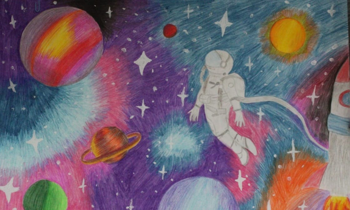 Конкурс рисунков к 12 апреля. Рисунок ко Дню космонавтики. Конкурс рисунков ко Дню космонавтики. Рисунок ко Дню космонавтики 1 класс. Конкурс рисунков и поделок ко Дню космонавтики.
